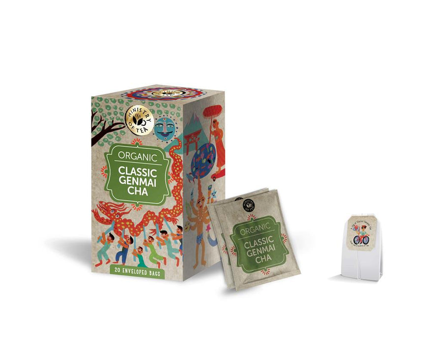 Ministry of Tea Organic Classic Genmai Cha Tea 20 Bags