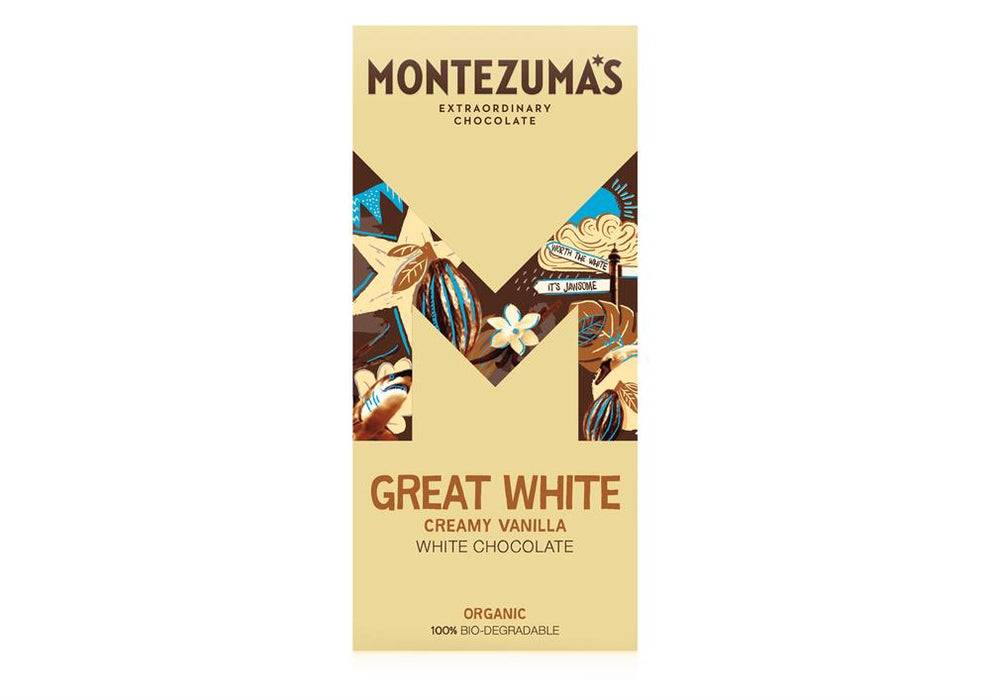 Montezumas Chocolate Great White Organic White 90g