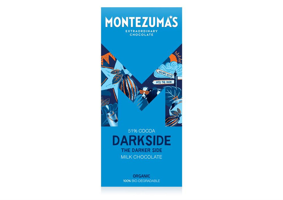 Montezumas Chocolate Dark Side 54% Organic 90g