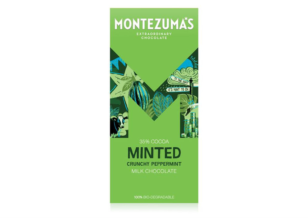 Montezumas Chocolate Minted Milk with Peppermint 90g