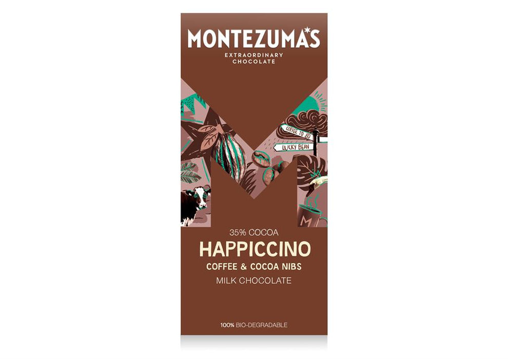 Montezumas Chocolate Happicinno Milk Coffee Cocoa 90g