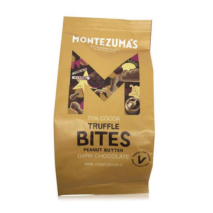 Montezumas Chocolate Truffle Bites Peanut Butter 120g