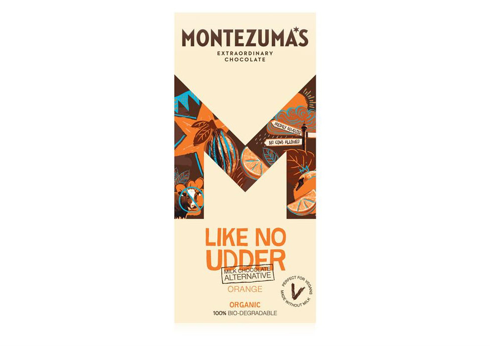 Montezumas Chocolate Like No Udder Chocolate Orange 90g