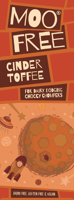 Moo Free Cinder Toffee Cocoa Bar 80g