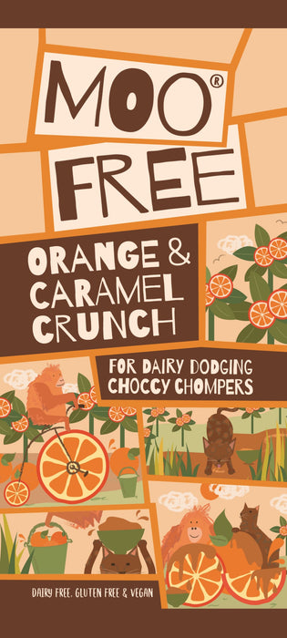 Moo Free Everyday Bar - Orange Crunch 80g