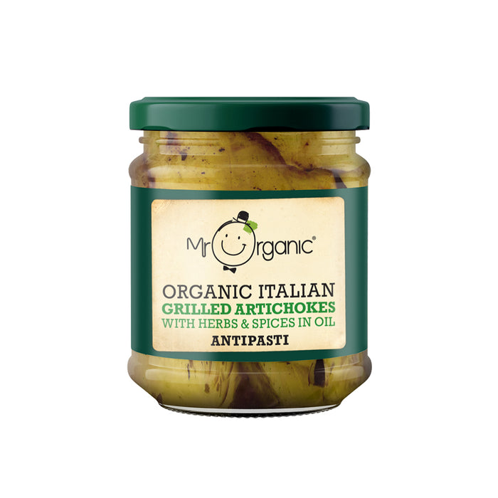 Mr Organic Grilled Artichoke Antipasti 190g
