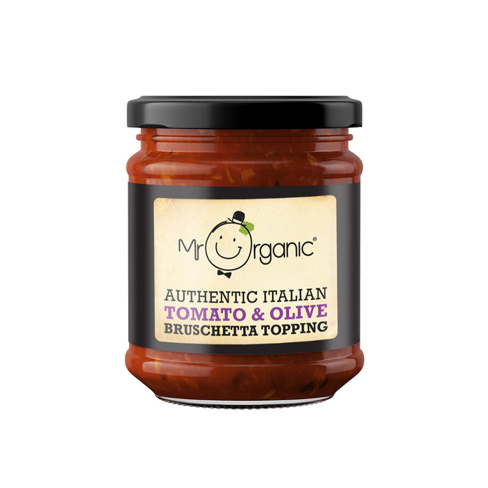 Mr Organic Tom & Olive Bruschetta Topping 200g