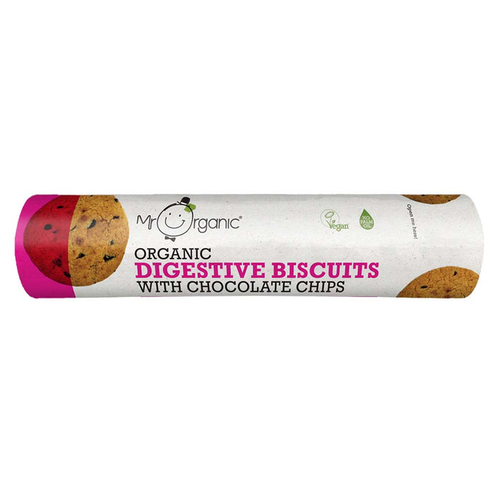 Mr Organic Choc Chip Digestive Biscuit 250g