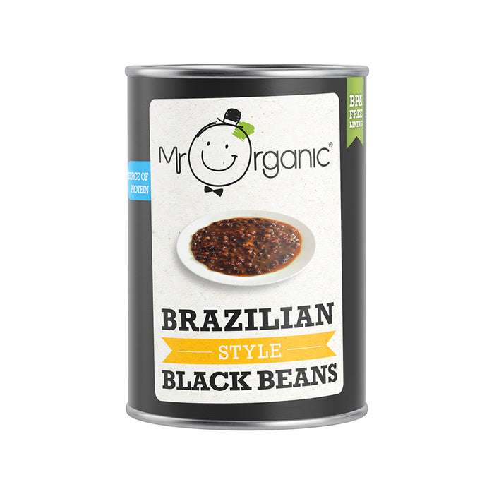 Mr Organic Brazilian Style Black Beans 400g