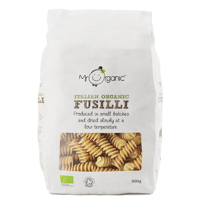 Mr Organic Fusilli Pasta 500g