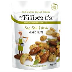 Mr Filberts Sea Salt Herb Mixed Nuts 40g