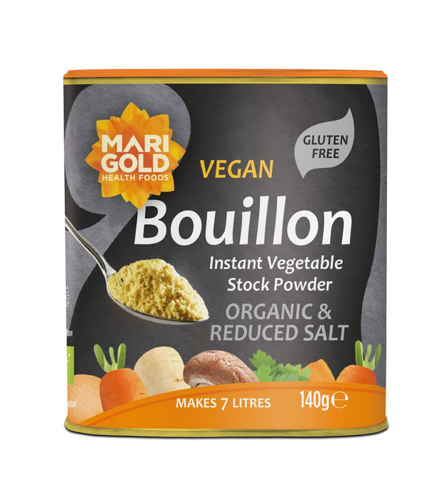 Marigold Organic Less Salt Veg Bouillon 140g