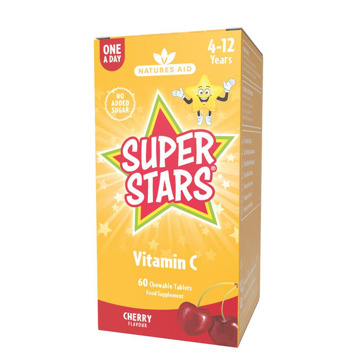 Natures Aid Super Stars Vitamin C 60 Tablets