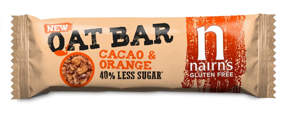 Nairns GF Cacao & Orange Oat Bars 40g
