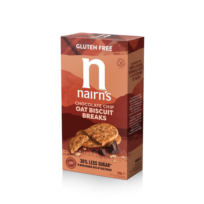 Nairns Gluten Free Chocolate Chip 160g