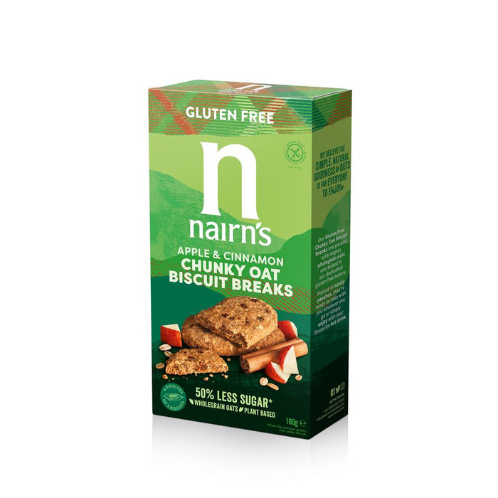 Nairns Gluten Free Apple & Cinnamon 160g