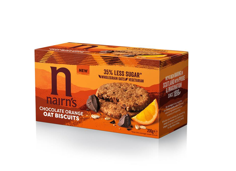 Nairns Chocolate Orange Oat Biscuit 200g
