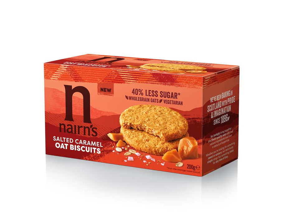 Nairns Salted Caramel Oat Biscuit 200g