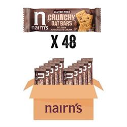 Nairns Gluten Free Belgian Chocolate Oat Bars 48 x 40g