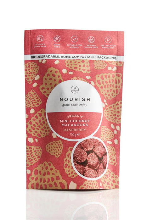 Nourish Raspberry Coconut Mini Bites 110g