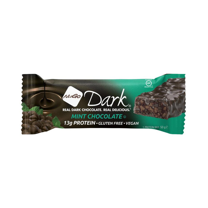NuGo Dark Mint Chocolate Bar 50g