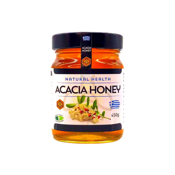 Natural Health Pure Raw Greek Acacia Honey 450g