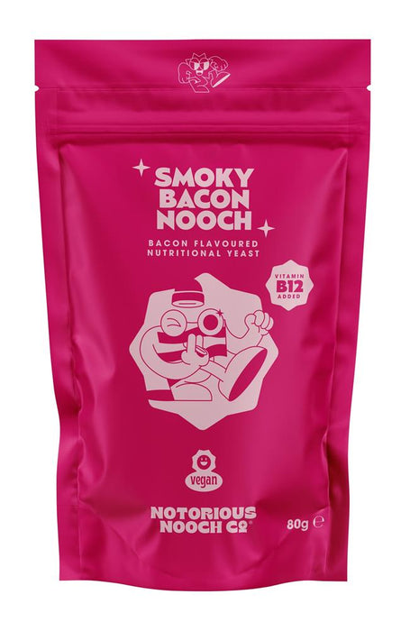 Notorious Nooch Bacon Flavour Yeast Flakes 80g