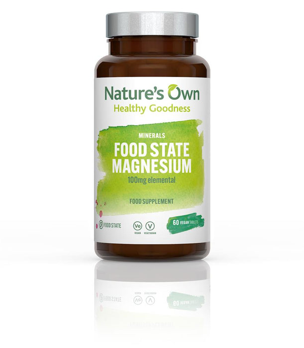 Natures Own Biofood Magnesium: 100 mg 60 Tablets