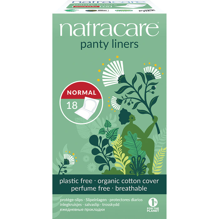 Natracare Panty Liner Normal Wrapped x 18 Pack