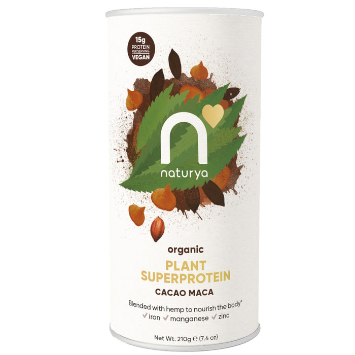 Naturya Organic Plant Protein Cacao Maca 210g