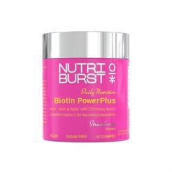 Nutriburst Daily Nutrition Biotin Power+ 60 Gummies