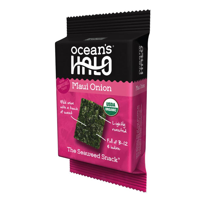 Ocean's Halo Maui Onion Seaweed Snack 4g
