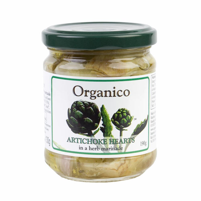 Organico Artichoke Hearts in Marinade 190g