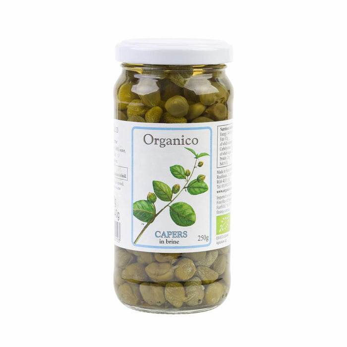 Organico Org Capers in Brine 250g