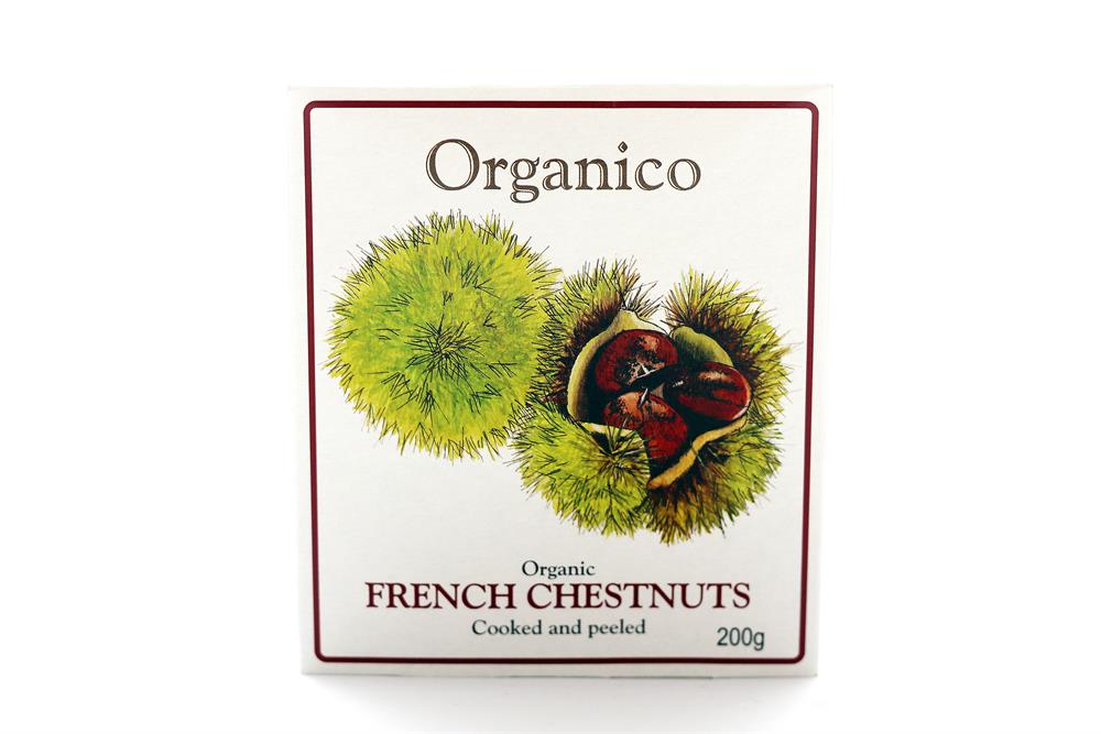 Organico Peeled Chestnuts 200g