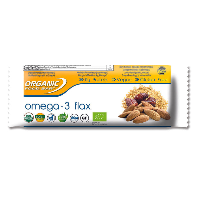 Organic Food Bar Omega-3 Flax Bar 75g