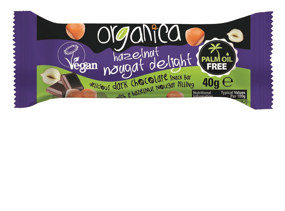 Organica Snack Bars - Hazelnut Nougat 40g