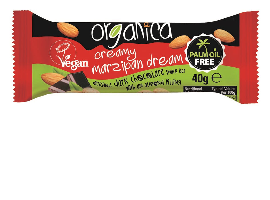 Organica Snack Bars - Creamy Marzipan 40g