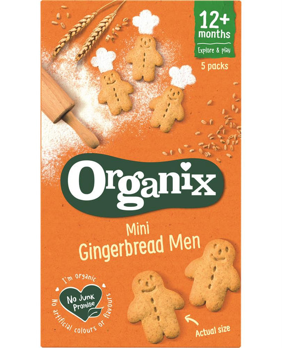 Organix Mini G/bread Men 5 x 25g