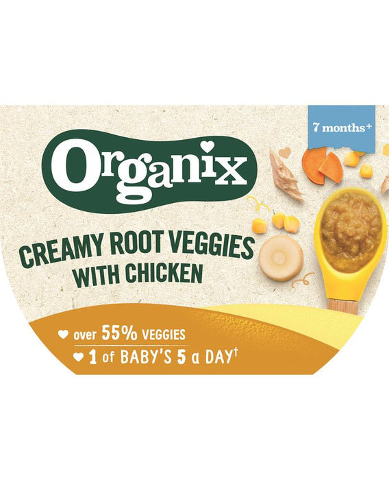 Organix Creamy Root Veg with Chicken 130g