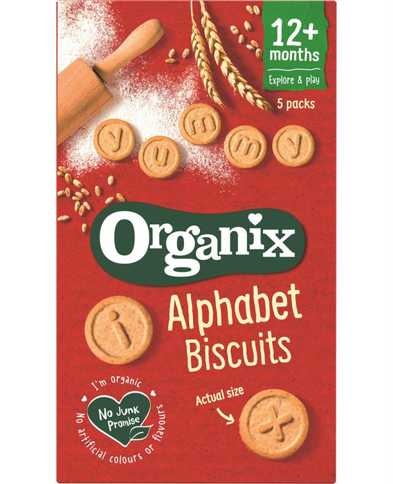 Organix Alphabet Biscuits 125g