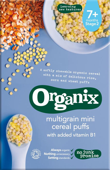 Organix Organix Multigrain Mini Puffs 90g
