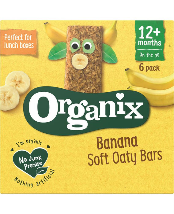 Organix Organix Banana Oaty Bars 6 x 30g