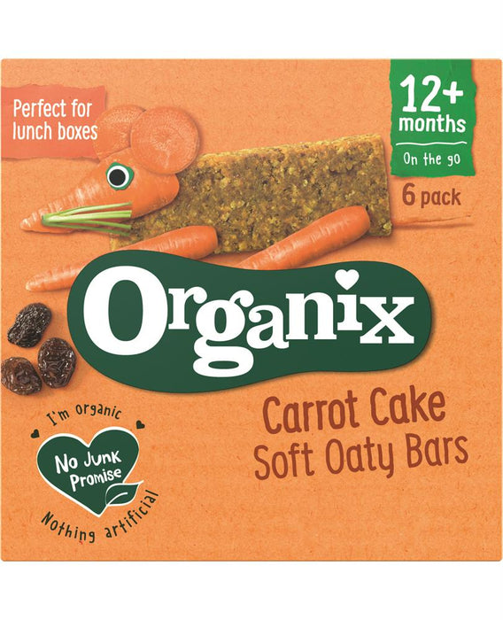 Organix Carrot Cake Oat Bar 6 x 30g