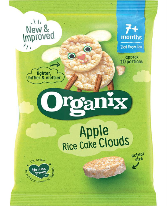 Organix Organix Apple Rice Cake Clouds 40g