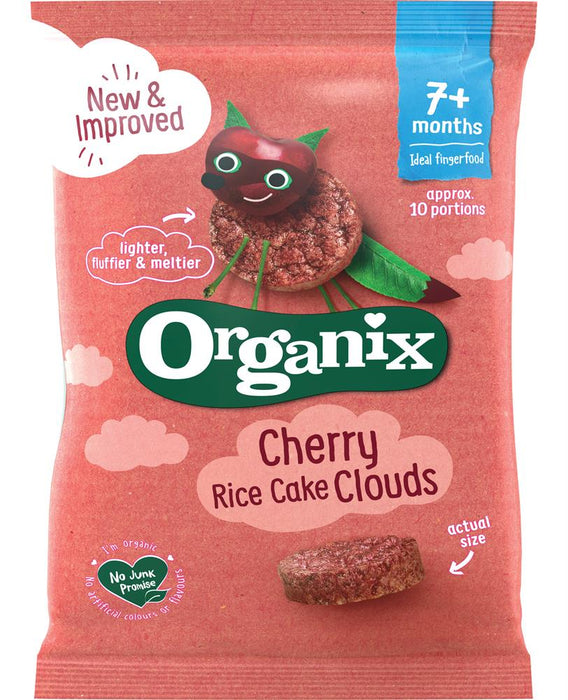 Organix Organix Cherry Rice Cake Cloud 40g