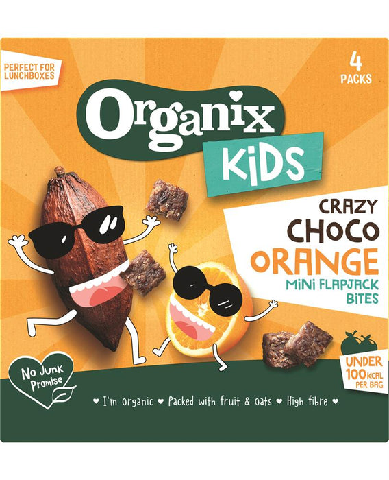 Organix Choc Orange FJack Bites 4 x 23g