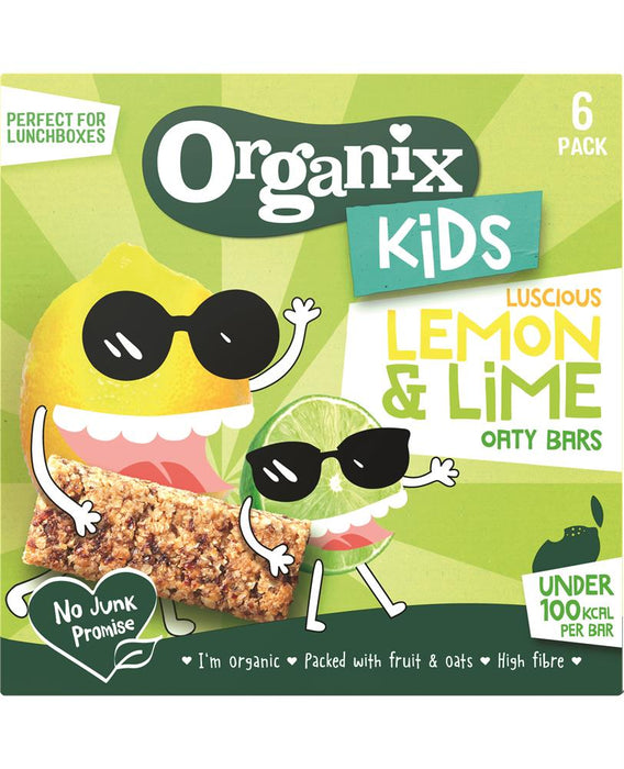 Organix KIDS Lemon & Lime Oaty Bars 6 x 23g