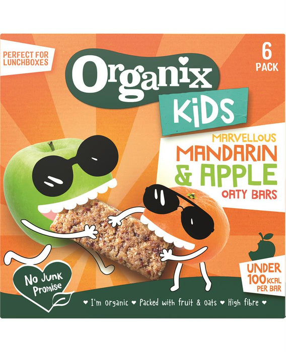 Organix KIDS Mandarin & Apple OBars 6 x 23g
