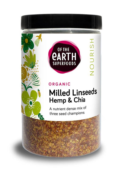 Of The Earth Org Milled Linseed, Chia, Hemp 180g